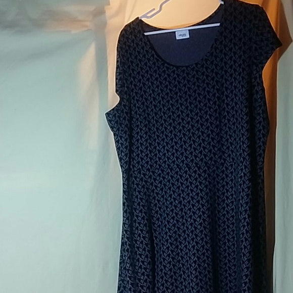 (3/$40) Patterned Fit & Flare Dress - Picture 1 of 5